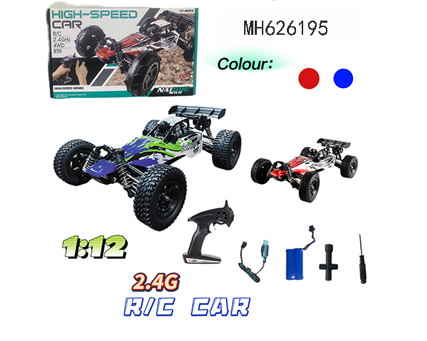 2.4G 1:12 4W HIGH SPEED CROSS-COUNTRY CAR INCLUDING BATTERY